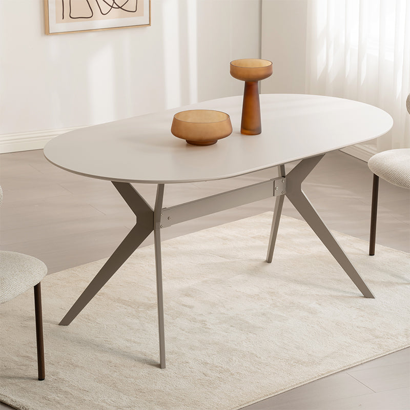 Mesa de Jantar Judit Oval [Beige] [160 cm]
