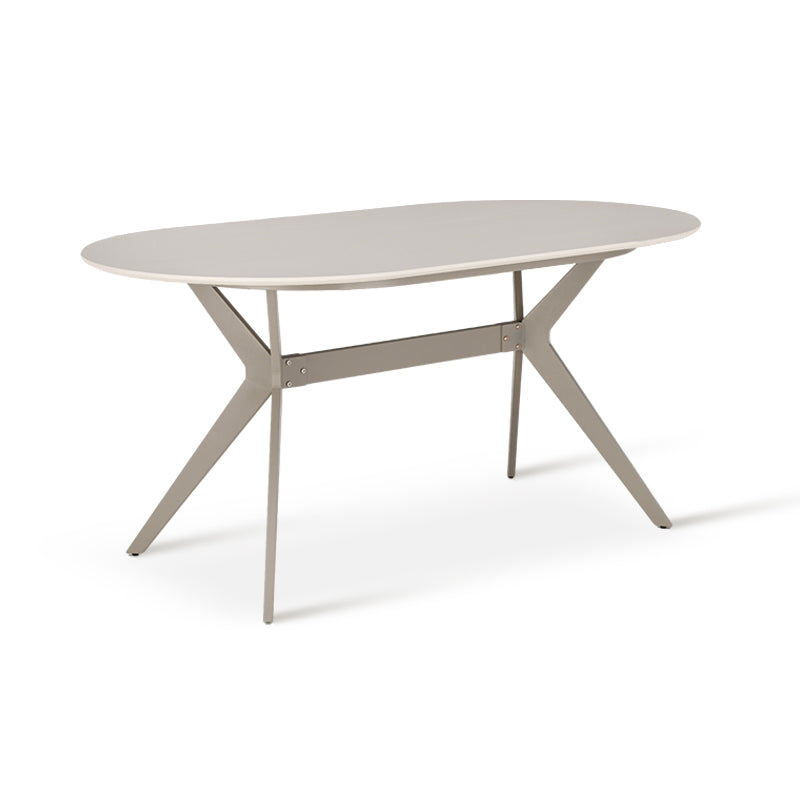 Mesa de Jantar Judit Oval [Beige] [160 cm]