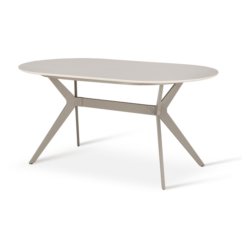 Mesa de Jantar Judit Oval [Beige] [160 cm]