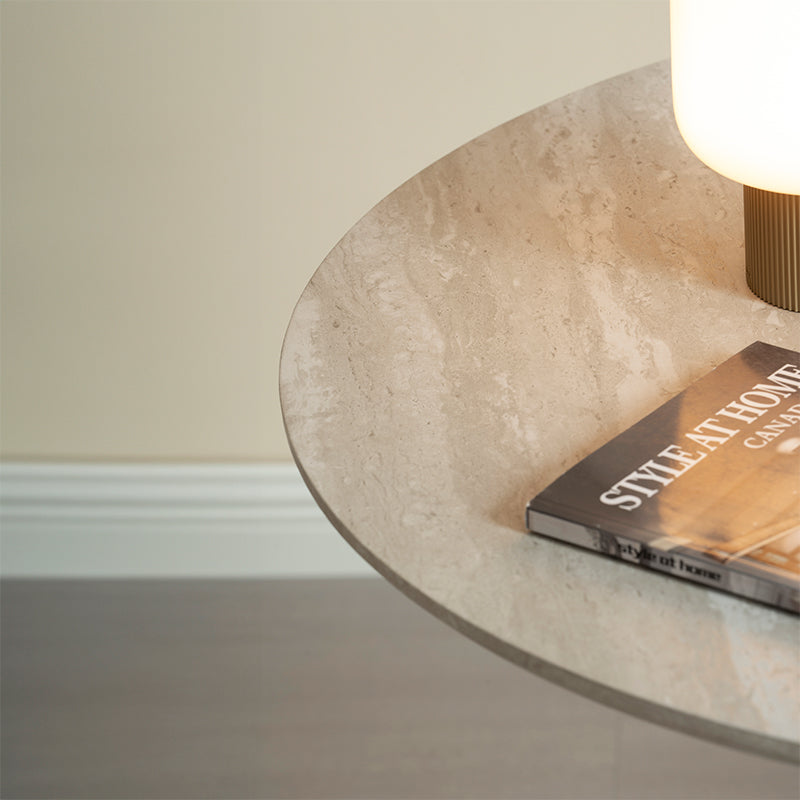 Mesa de Jantar Redonda Tiana e 2 Cadeiras de Jantar Giratórias 360° Paislee [Conjunto de Jantar]